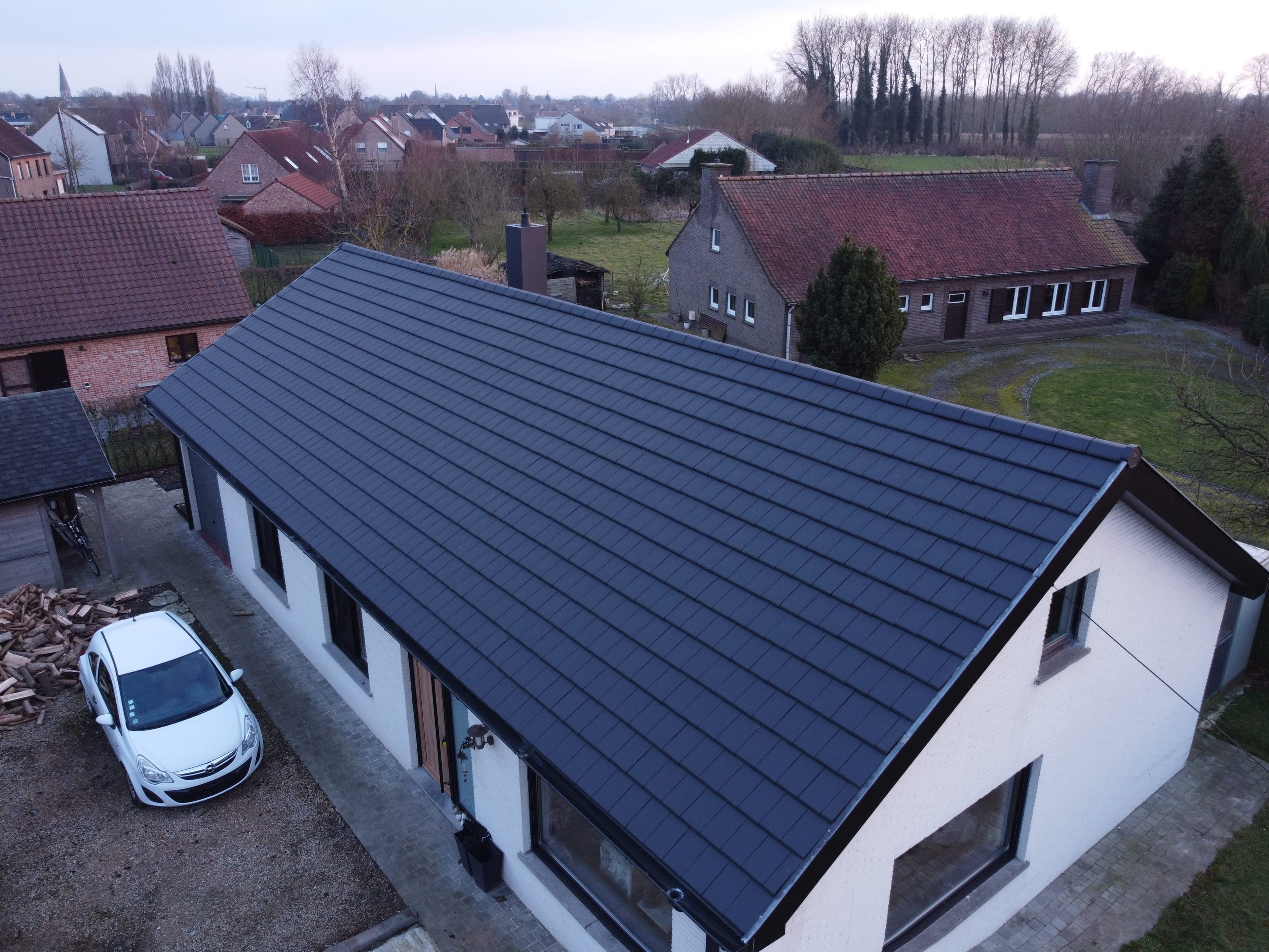 Antraciet dakpannen dakwerken