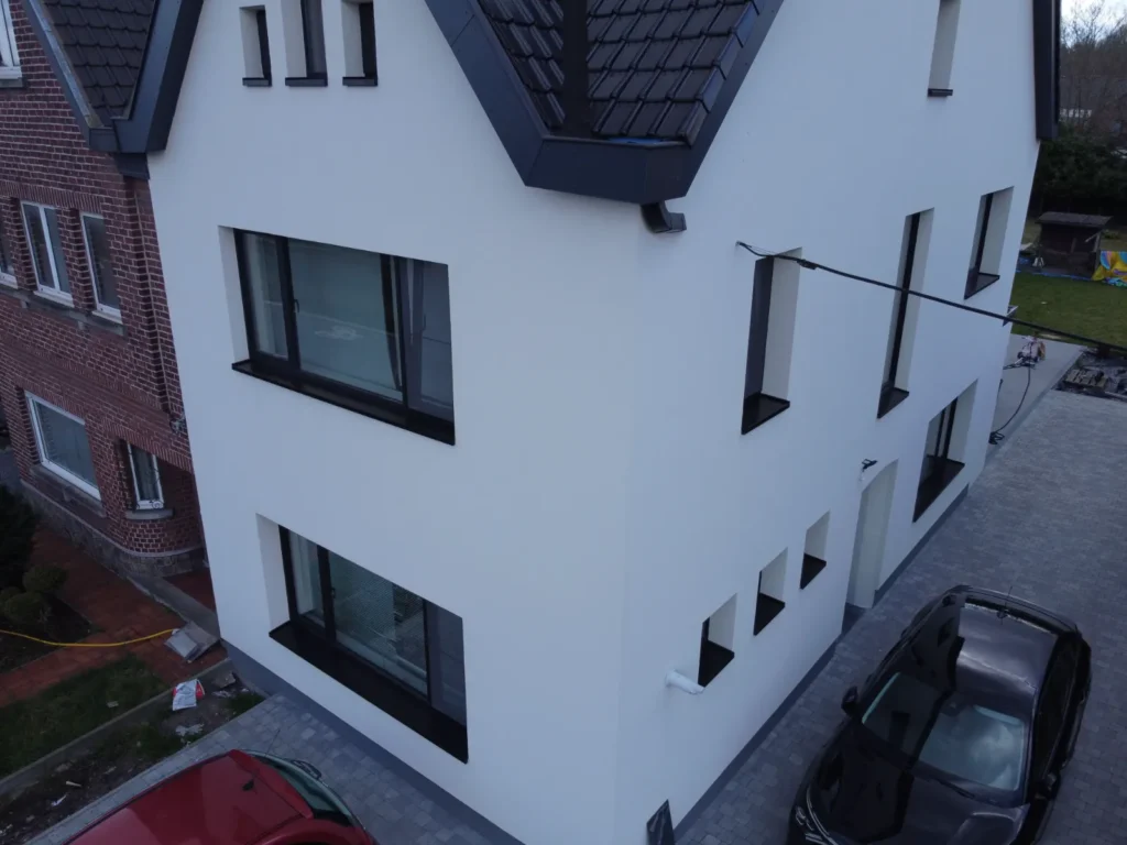 Dak- en gevelrenovatie Melle: foto 4 van de werken