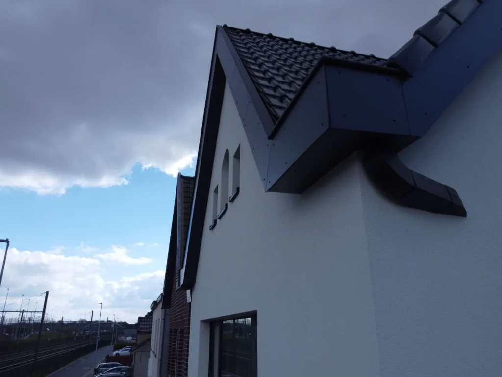 Dak- en gevelrenovatie Melle: foto 9 van de werken