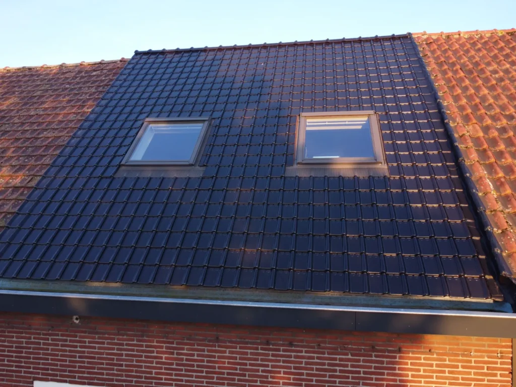 Dakrenovatie Oostakker: foto 2 van de werken