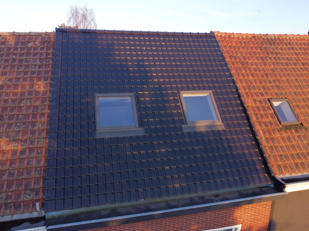 Dakrenovatie Oostakker: foto 3 van de werken