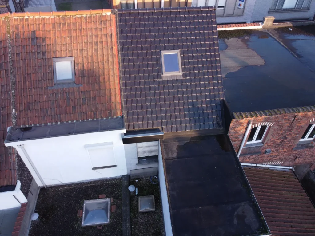 Dakrenovatie Zelzate: foto 2 van de werken