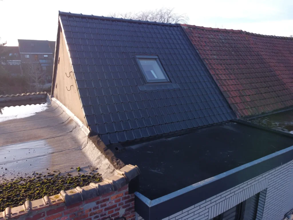 Dakrenovatie Zelzate: foto 4 van de werken