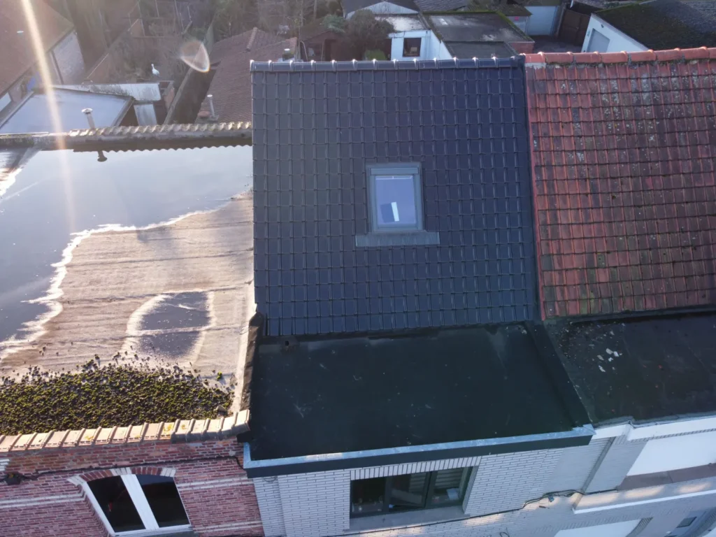 Dakrenovatie Zelzate: foto 5 van de werken