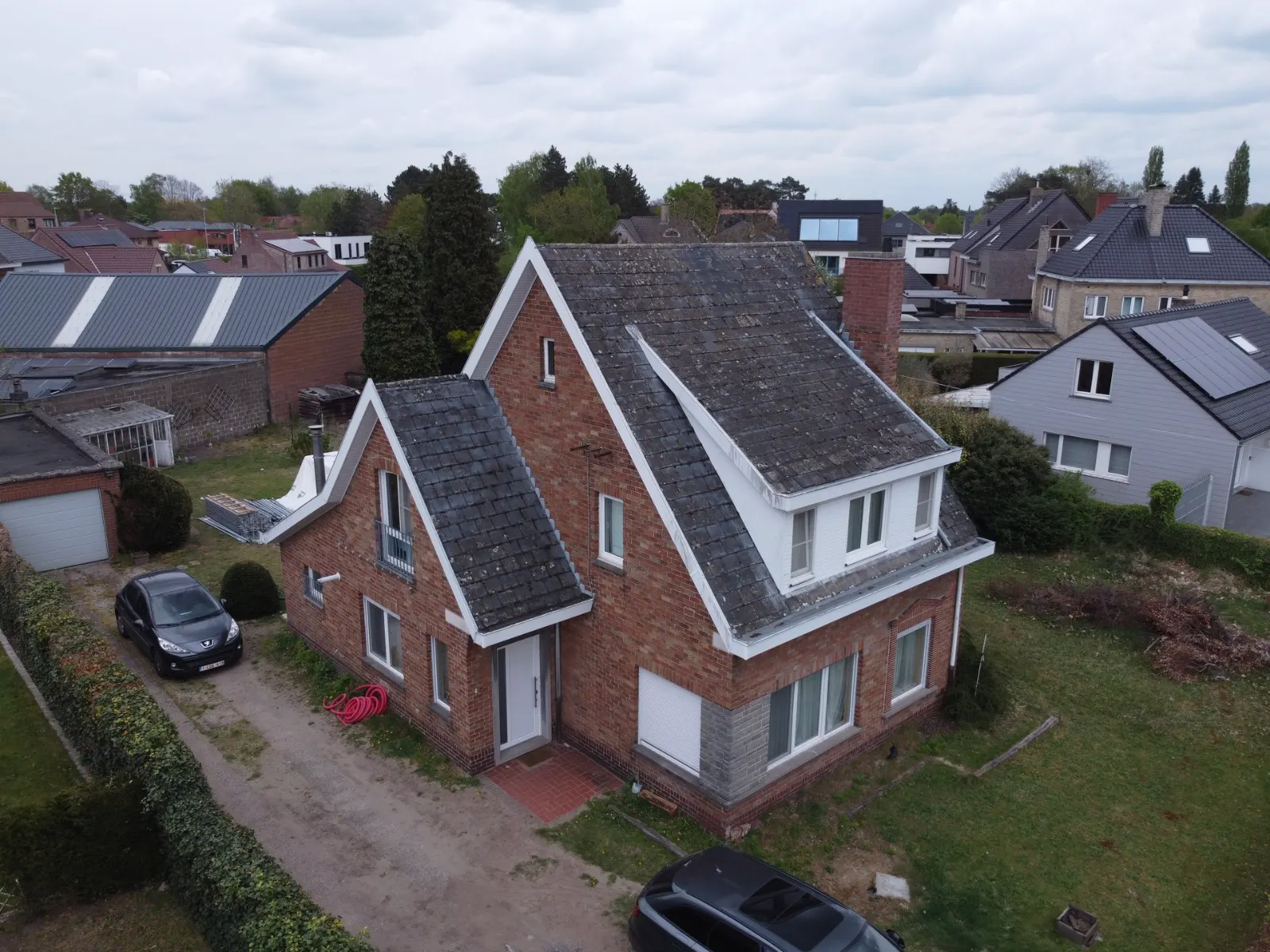Dakwerken Destelbergen: de toestand vóór de werken