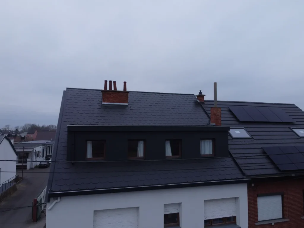 Dakrenovatie Kapelle-op-den-Bos: foto 2 van de werken