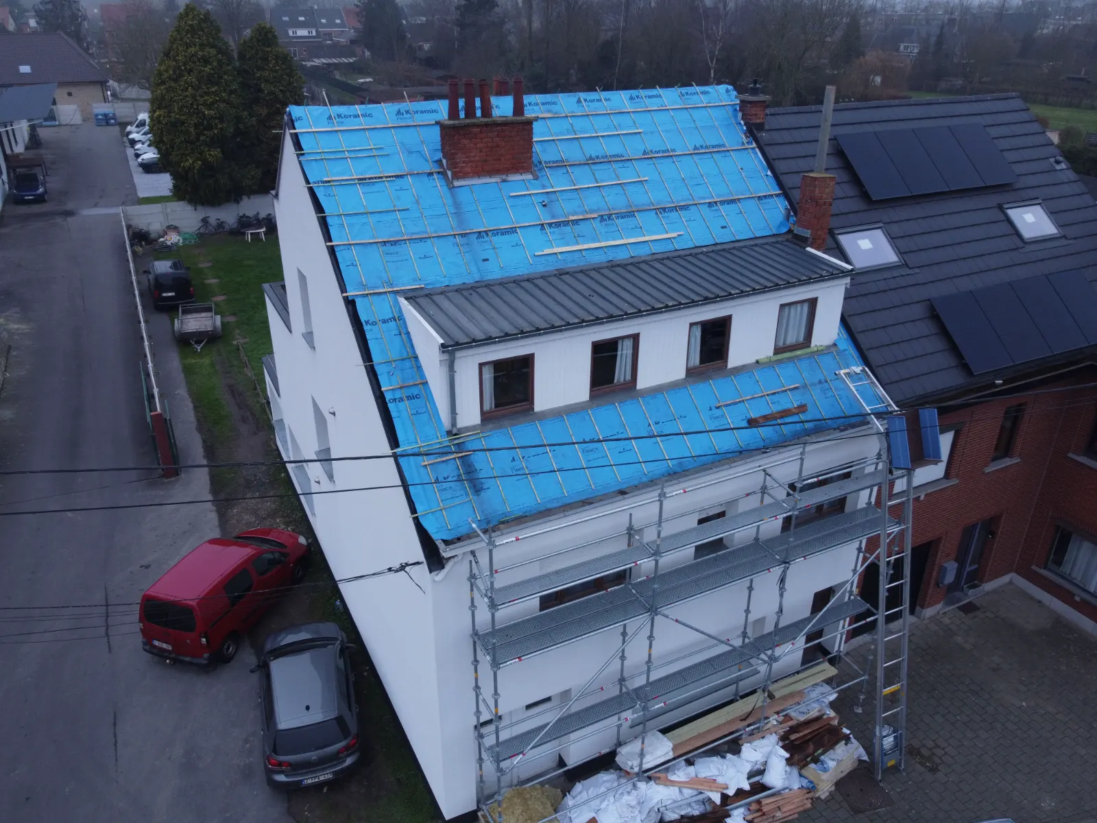Dakrenovatie Kapelle-op-den-Bos: de toestand vóór de werken