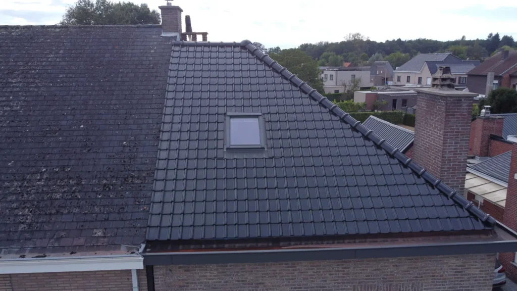 Dakrenovatie Melle: foto 2 van de werken