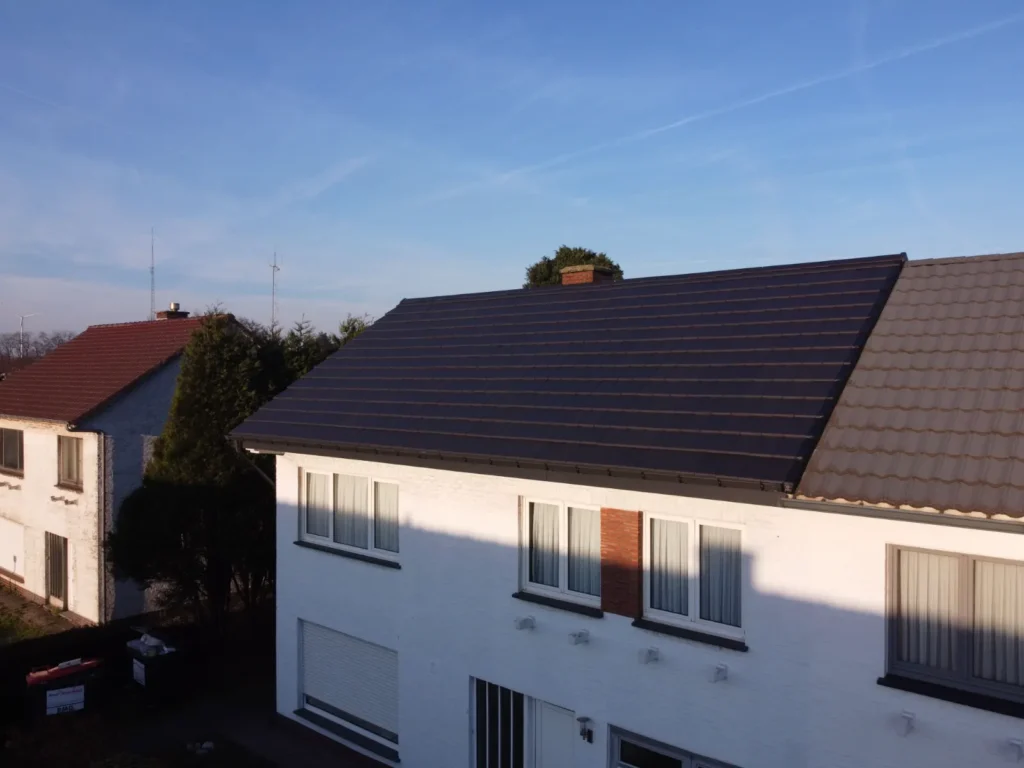 Dakrenovatie Zelzate: foto 3 van de werken