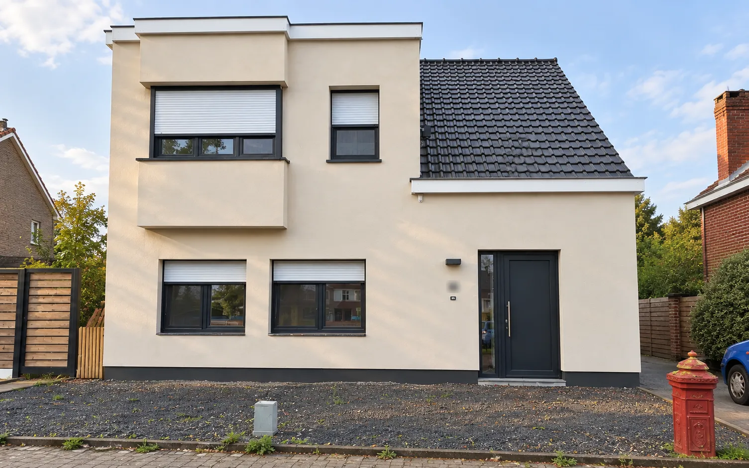 Gevelrenovatie Evergem: de toestand na de werken