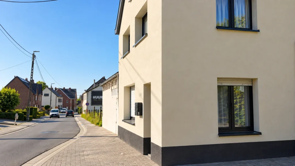 Gevelrenovatie Haaltert: de vernieuwde zijgevel langs de straat