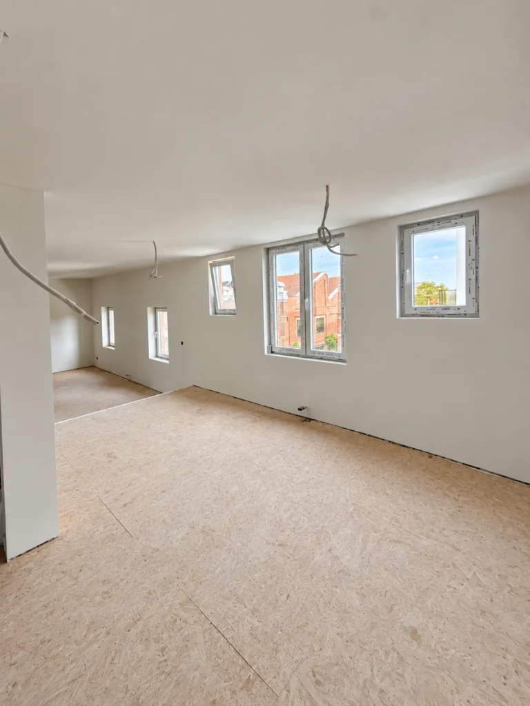 Totaalrenovatie rijwoning Gent: de open ruimte op de verdieping